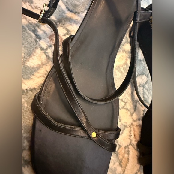 Frame Denim Black Strappy Heels - Picture 4 of 8